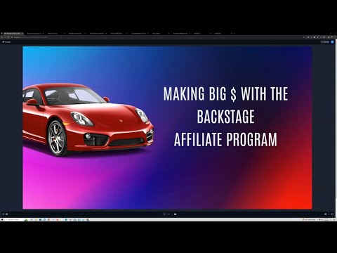 Backstage Webinar By CEO David Dubbs - YouTube