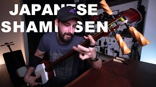 Video thumbnail of "What is it Like to Play the Japanese Shamisen?"