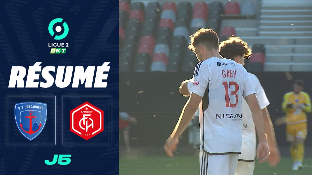 US CONCARNEAU - FC ANNECY (1 - 1) - Résumé - (USC - FCA) / 2023-2024