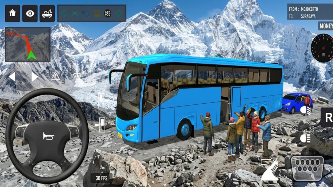 Indonesia Coach bus driving 💥 🤷| Euro bus simulator 2026 Android gameplay #game 1 Part 49