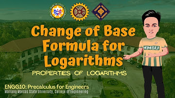 Change of Base Formula | Logarithmic Functions | Precalculus- Algebra