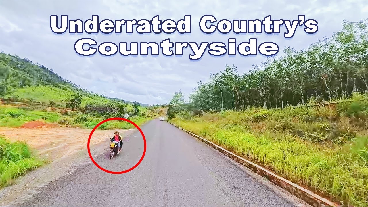 Scenic Drive in Cambodia [4K] - Lush Countryside - Mount Cliff Road Views - Hidden Gem