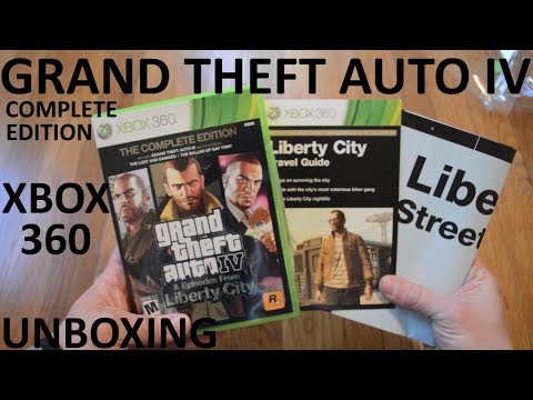 Grand Theft Auto IV GTA4 Special Collector's Edition Unboxing 