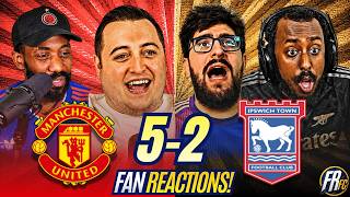 Man Utd’s RIVALS & HATERS reactions to Man Utd 5-2 Ipswich | Premier League Fan Reactions