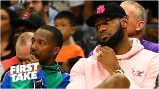 First Take discusses Rich Paul \& LeBron being criticized by an anonymous agent