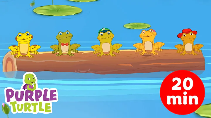 Five Little Speckled Frogs + More Nursery Rhymes & Kids Songs - Purple Turtle Club