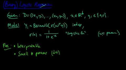 (ML 15.4) Logistic regression (binary) - formalism-_7b352zYicY.mkv