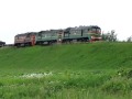 Latvian Railway`s  LDZ diesel locomotive M62