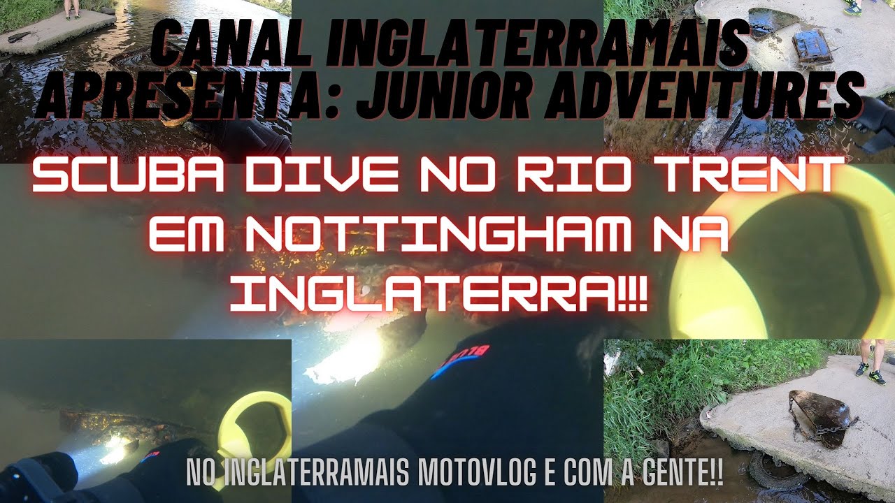 SCUBA DIVE NO RIO TRENT EM NOTTINGHAM NA INGLATERRA!!