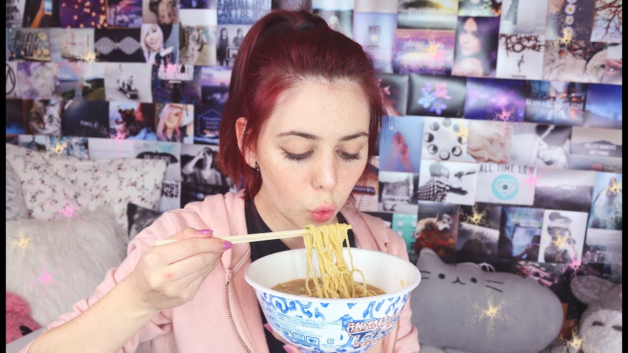 ¡Probando ramen y dulces japoneses!