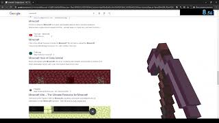 Google Minecraft easter egg Speedrun — Nether pickaxe in 8.23 [WR] Profile