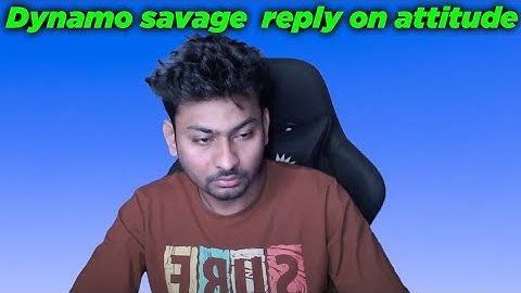 Dynamo Savage Reply On Attitude 😎 | Hydra Official