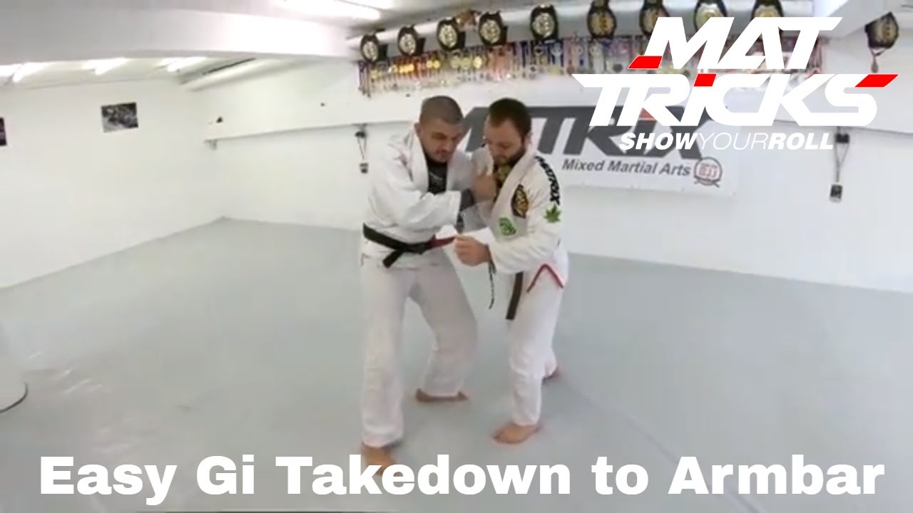 BJJ Takedown to Armbar by Alexander Neufang YouTube