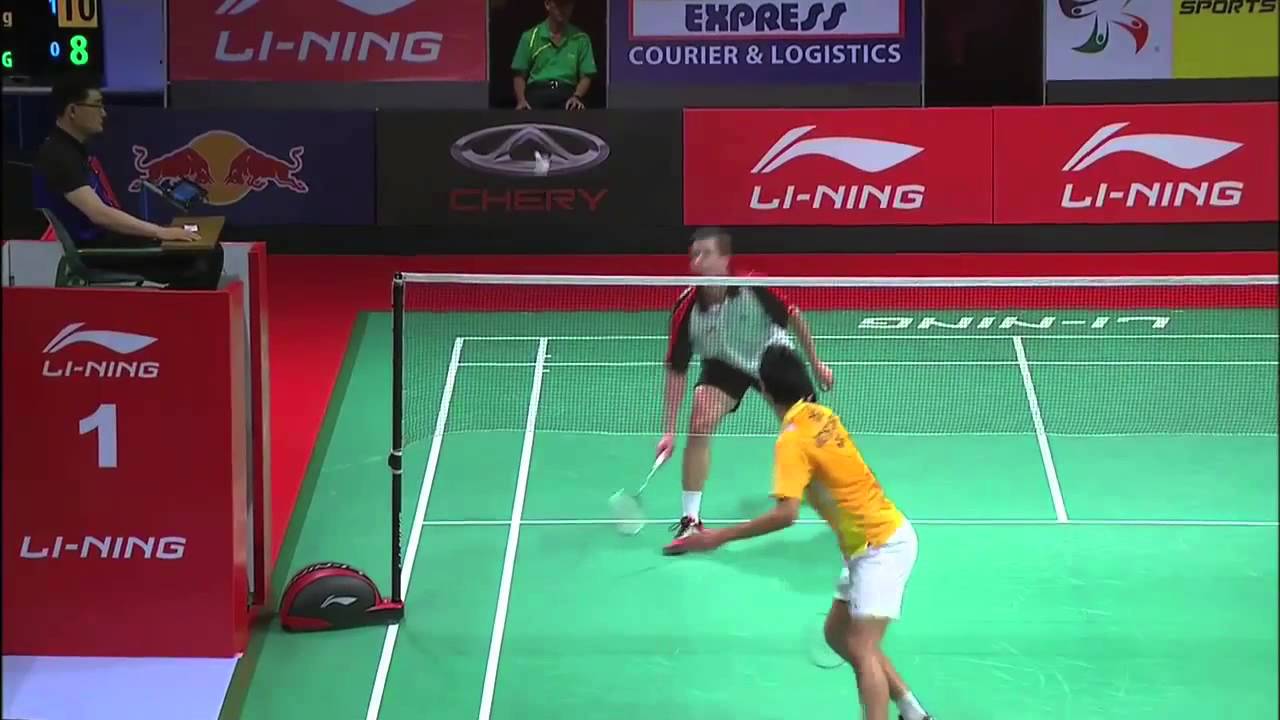 Group Stage (Level 2) - MS (Highlight) - Eric Pang vs Martin Giuffre - 2013 Sudirman Cup