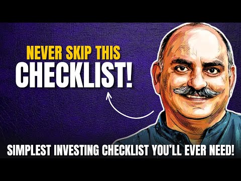 'I Never Buy Stocks Without This Checklist' - Mohnish Pabrai | Investment