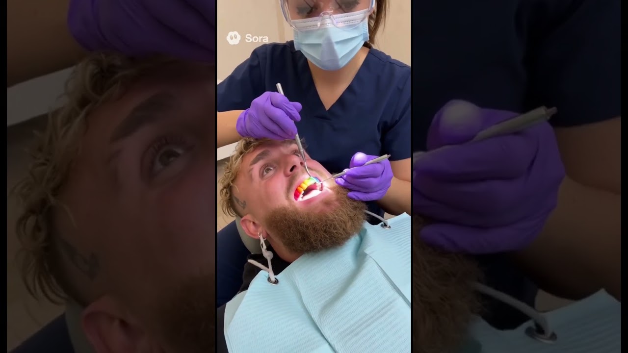 JAKE PAUL GETS RAINBOW VENEERS 🌈 