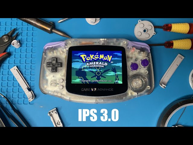 Game Boy Advance IPS Mod Console