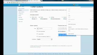 How to add a #follow me #Twitter button on your #website.