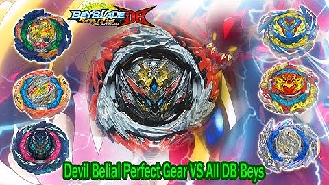 Devil Belial Perfect Gear VS All Dynamite Battle Bey(DB) beyblade burst DB ベイブレードバーストDB