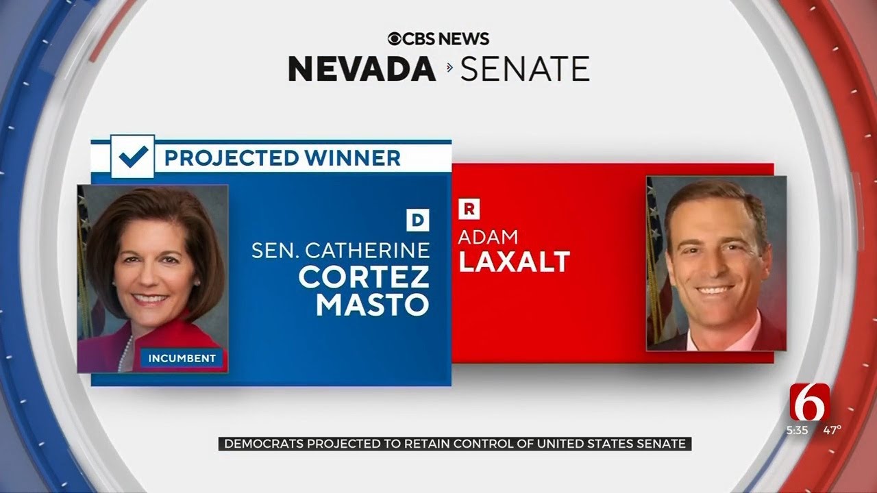 Retain Control Democrats Retain Control Of Senate With Nevada Victory - YouTube