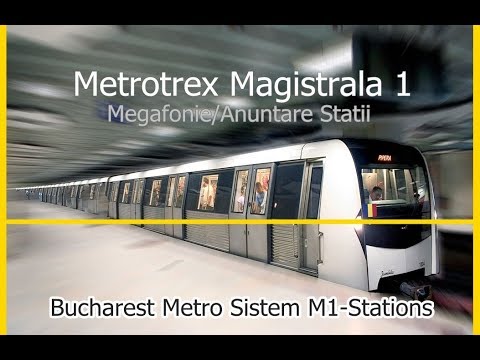 Megafonie M1 | Anuntare statii Metrou