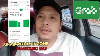 WEEKLY INCOME SA GRAB MAGKANO BA | GRAB CAR 2023