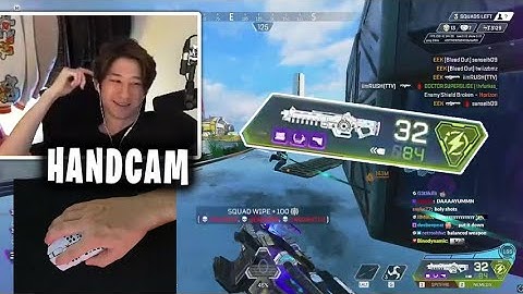 Aceu shows his handcam and the mouse that make his aim so good in Apex Legends