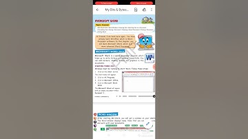 Class 3 | Ch-9 Microsoft Word | ( 27/10/2020)