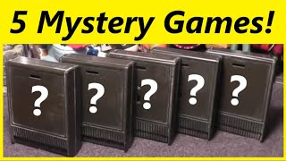 Testing 5 Mystery Atari 8 bit Cartridge Computer Games Profile