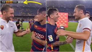 The Day Messi & Neymar Destroyed As Roma And Impressed Francesco Totti