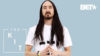 Steve Aoki's Laptop, CarryOn/Backpack, Champagne, Sun Glasses, and a Statement Piece | The Kit screenshot 4