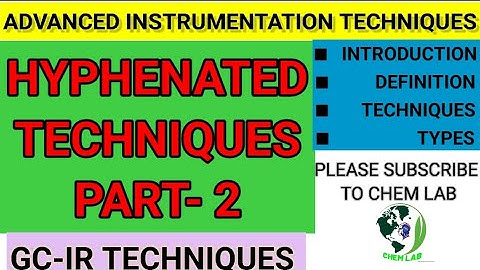 Hyphenated technique of GC-IR || HYPHENATED TECHNIQUES PART 2 || #gcir #hplc #spectroscopy #gcms