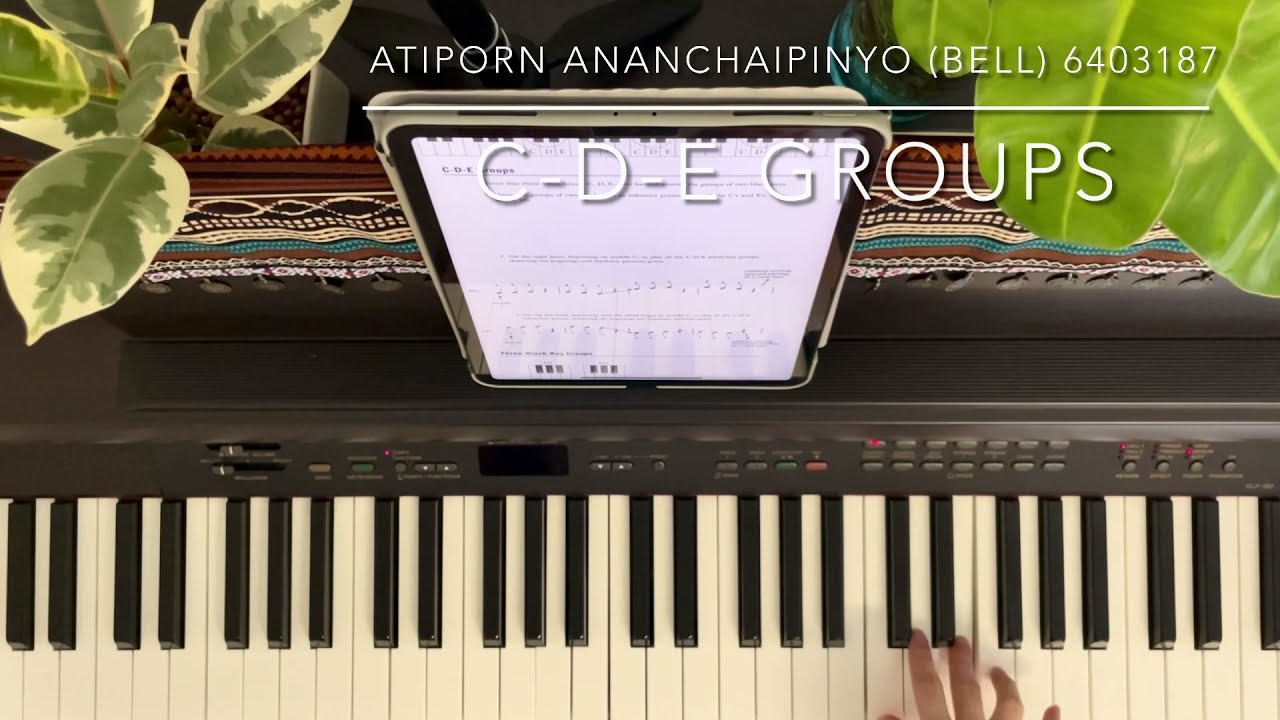 ส่งการบ้าน#2 MUS123 Keyboard Skill Week3 Sec11 อธิพร อนันต์ชัยภิญโญ