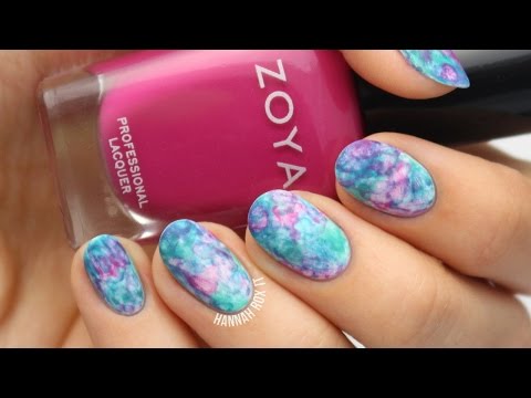 EASY Watercolor Nail Art