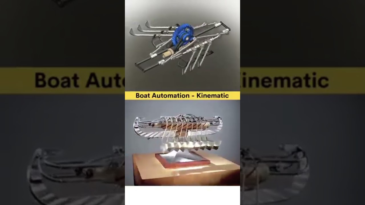 Type of Boat Automation - Kinematic in 3D and practically working. 