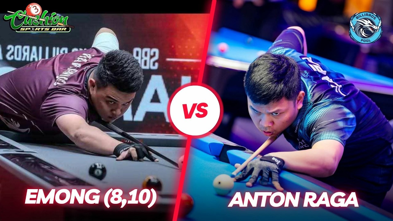 🔴BILLIARDS | ANTON RAGA VS EMONG (8,10) | RACE 17