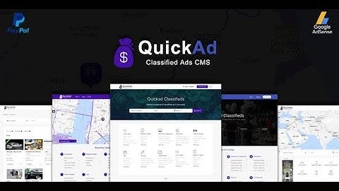 Classified Ads CMS PHP Script - Quickad Classified - khosinhvien.com