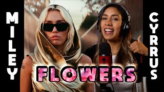 FLOWERS Miley Cyrus😮 Vocal coach Reaction & Analysis |ANA MEDRANO