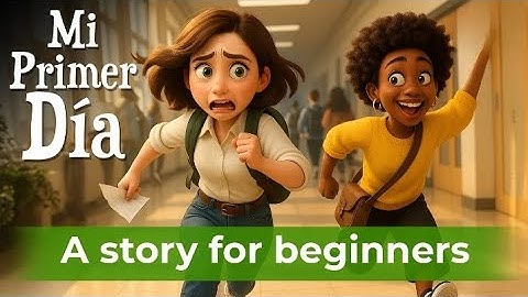 LEARN SPANISH Fast with This Simple Story (A1–A2) – My First Day at University 🚀🇪🇸