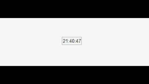 xhtml css javascript code clock