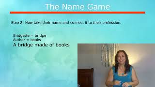 The Name Game: A fun way to remember names! Memory by Association screenshot 5