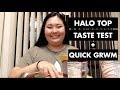 HALO TOP TASTE TEST + QUICK GRWM | Michelle Choi