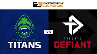 Knockout A | Vancouver Titans vs Toronto Defiant | May Melee NA | Day 1