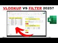 FILTER vs VLOOKUP – Which One Should You Use in 2025