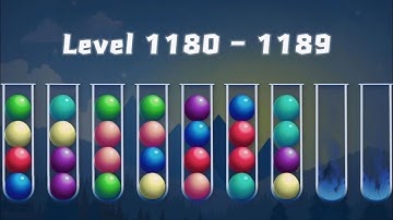Ball Sort - Color Tube Puzzle | Level 1180 - 1189