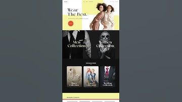 It is all about the fashion 🤫🤫 #ui #ux #uiux #fashionweb #fashionwebsite #website