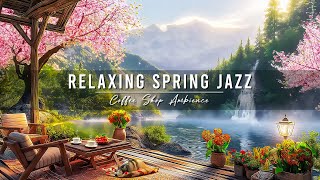 Gentle Spring Atmosphere with Cozy Porch Ambience 🌺 Relaxing Jazz Instrumental Music for Study, Work screenshot 1