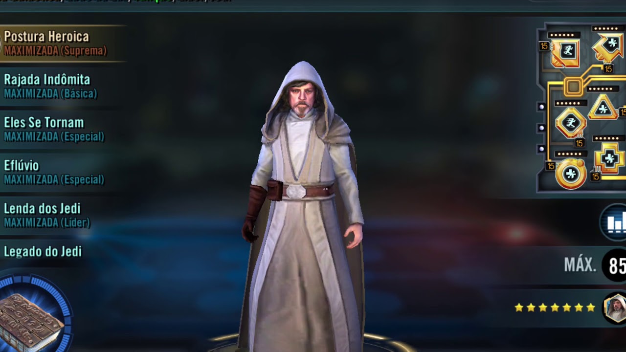 beating Jedi Master Luke with ultimate. Aleo Team - YouTube