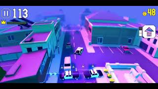 police cars vs racing cars driver