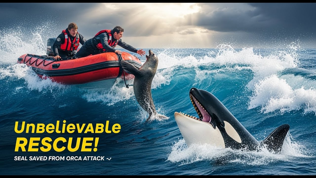 Rescue Team Saves Lost Seal from Orca Attack — Unbelievable Moment!